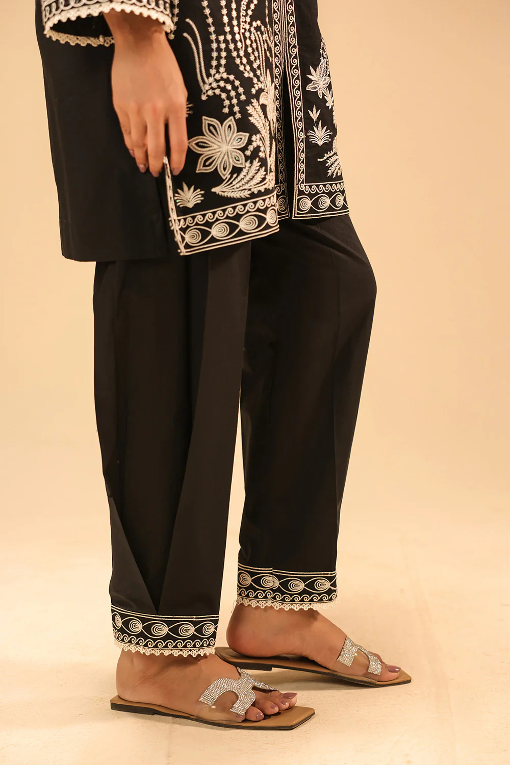 Cotton Bana Dora Embroidered Co-Ord Set - Image 7