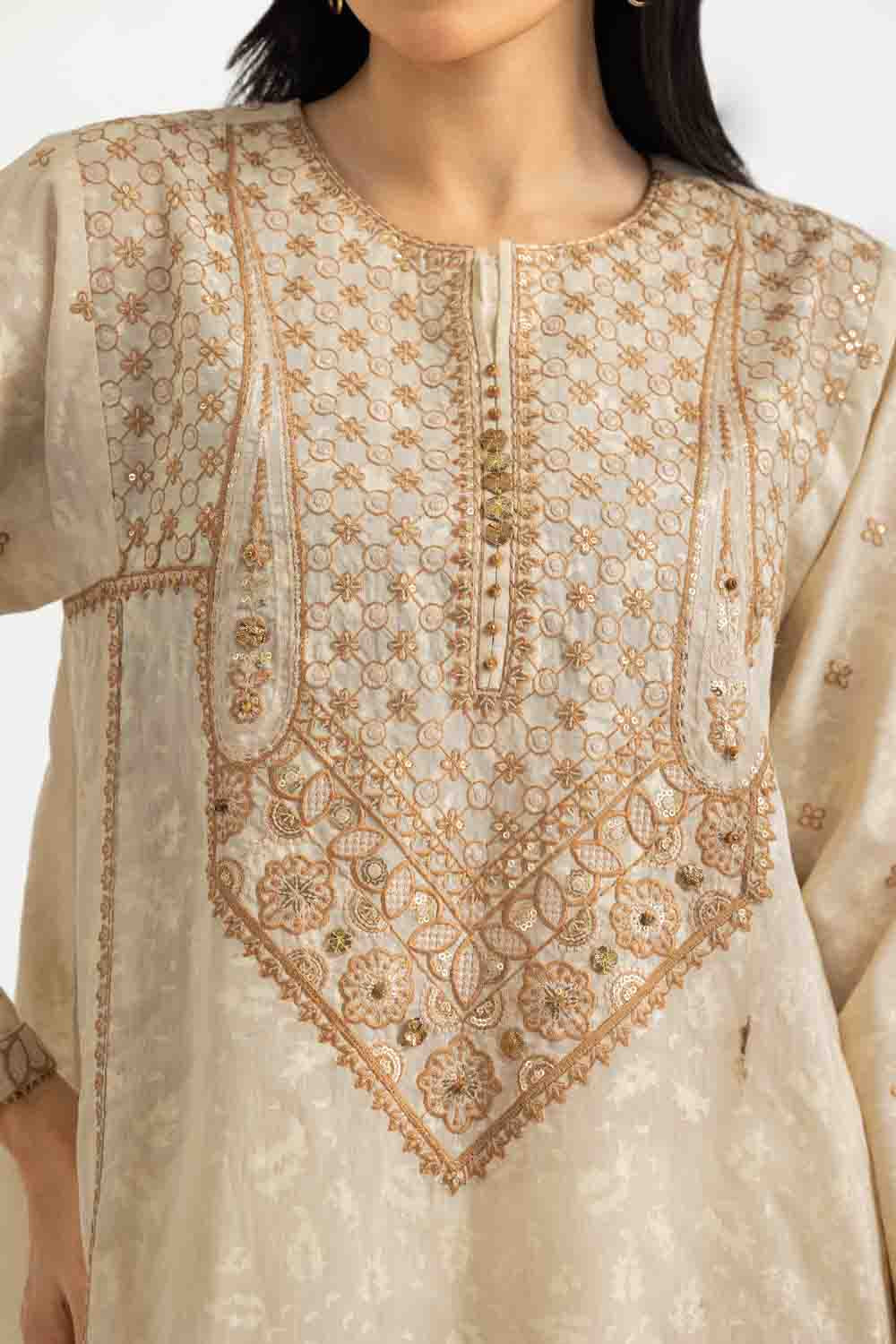 Cotton Bana Dora Embroidered Co-Ord Set - Image 2