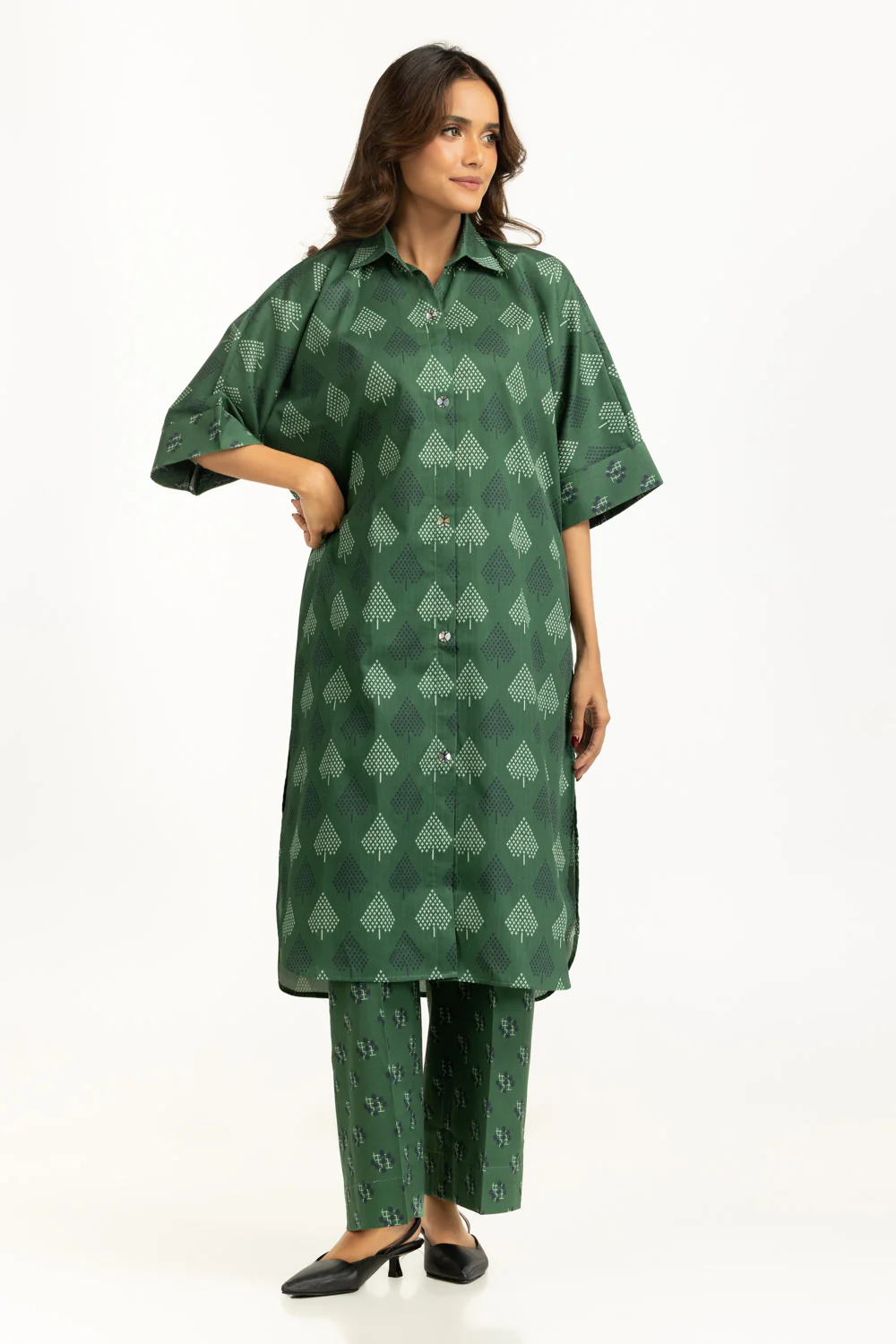 Cotton Cotail Printed Co-Ord Set - Image 3