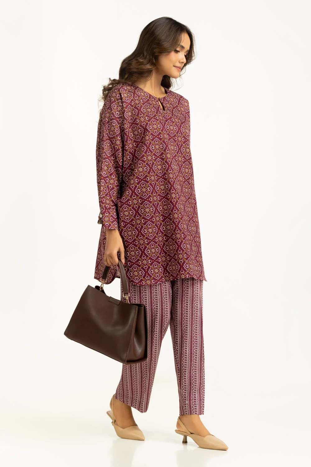 Cotton Cotail Printed Co-Ord Set - Image 3