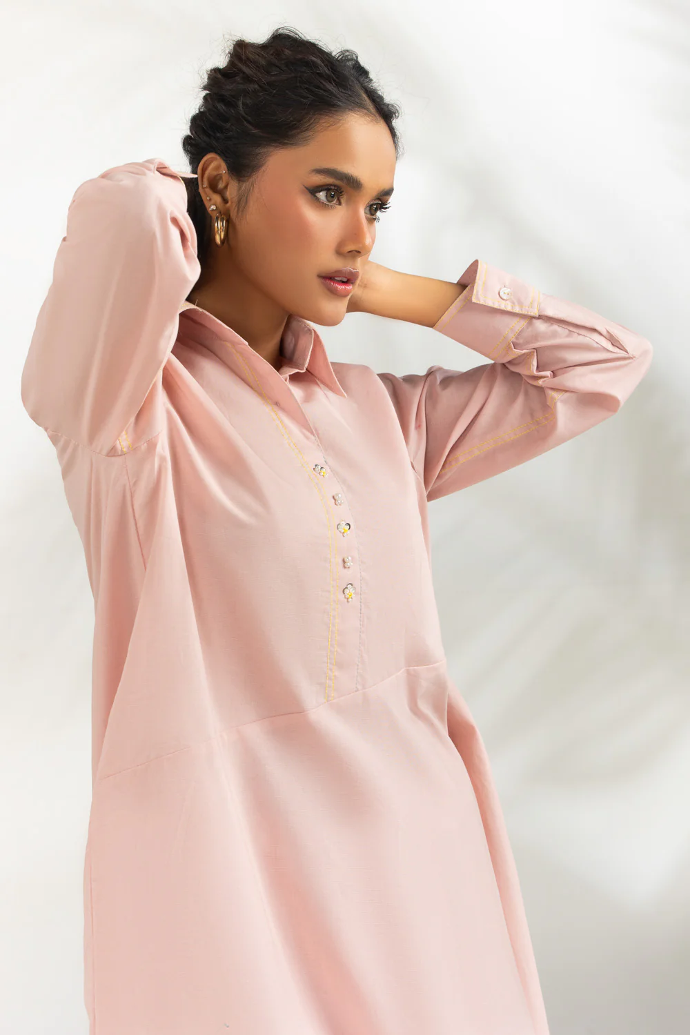 Cotton Dyed Bana Dora Co-Ord Set - Image 2