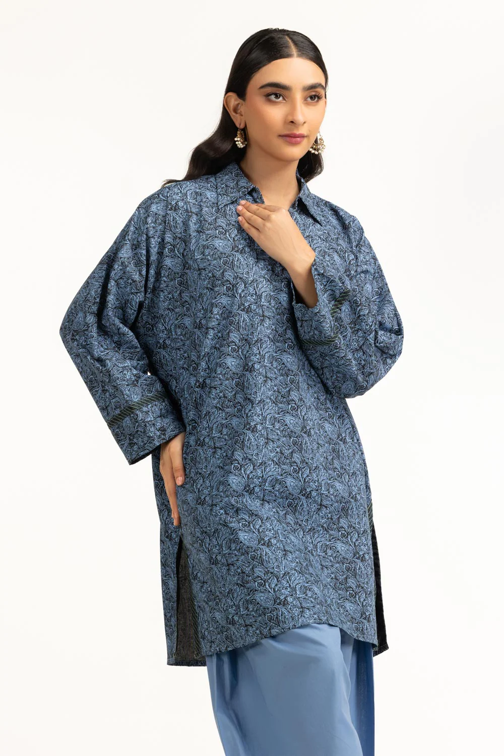 Cotton Modal Printed Co-Ord Set - Image 3
