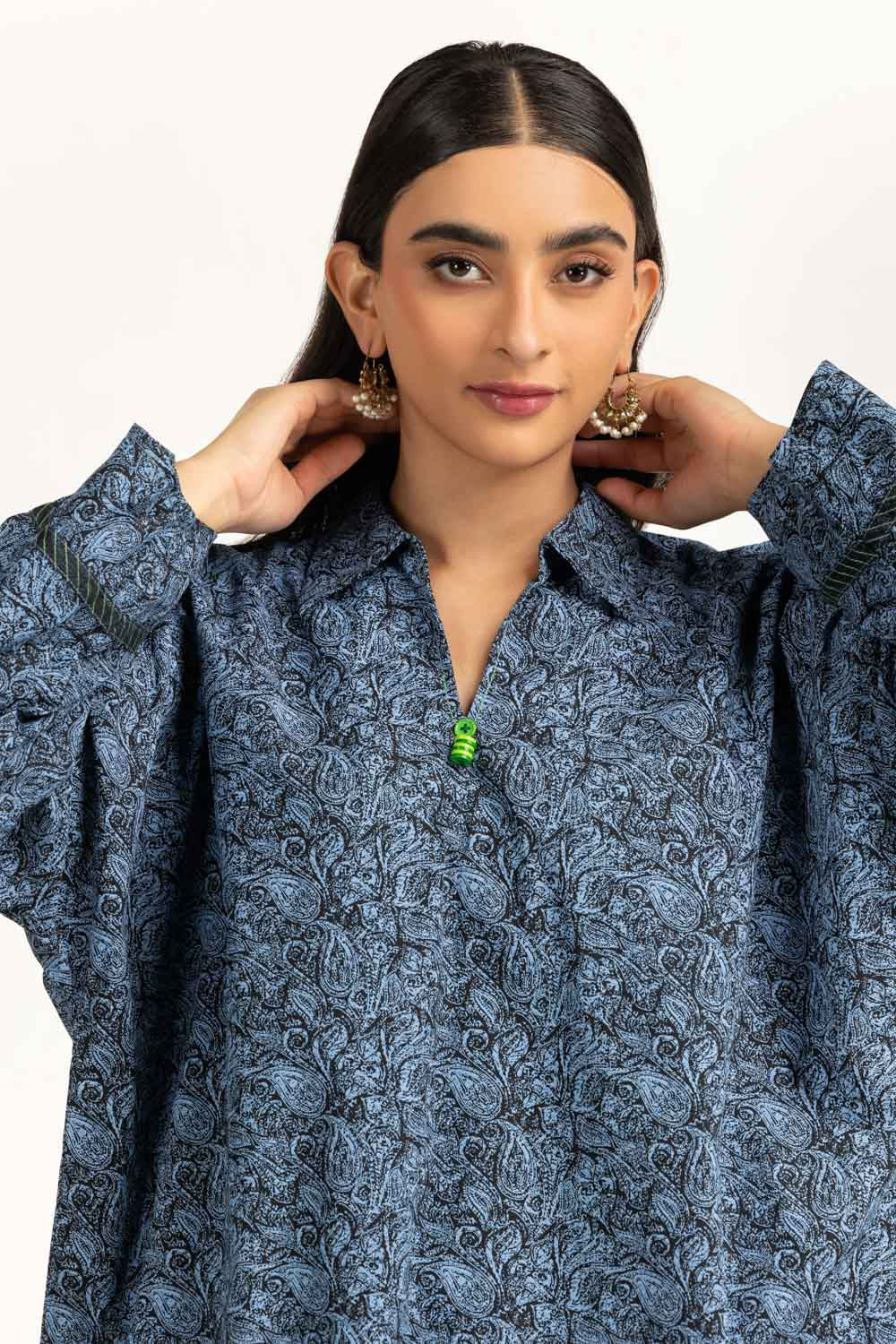 Cotton Modal Printed Co-Ord Set - Image 4