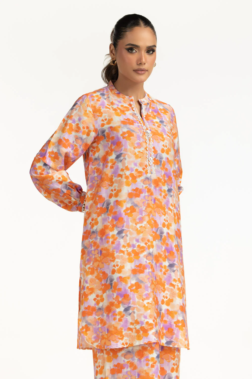 Cotton Nylon Printed Co-Ord Set - Image 3