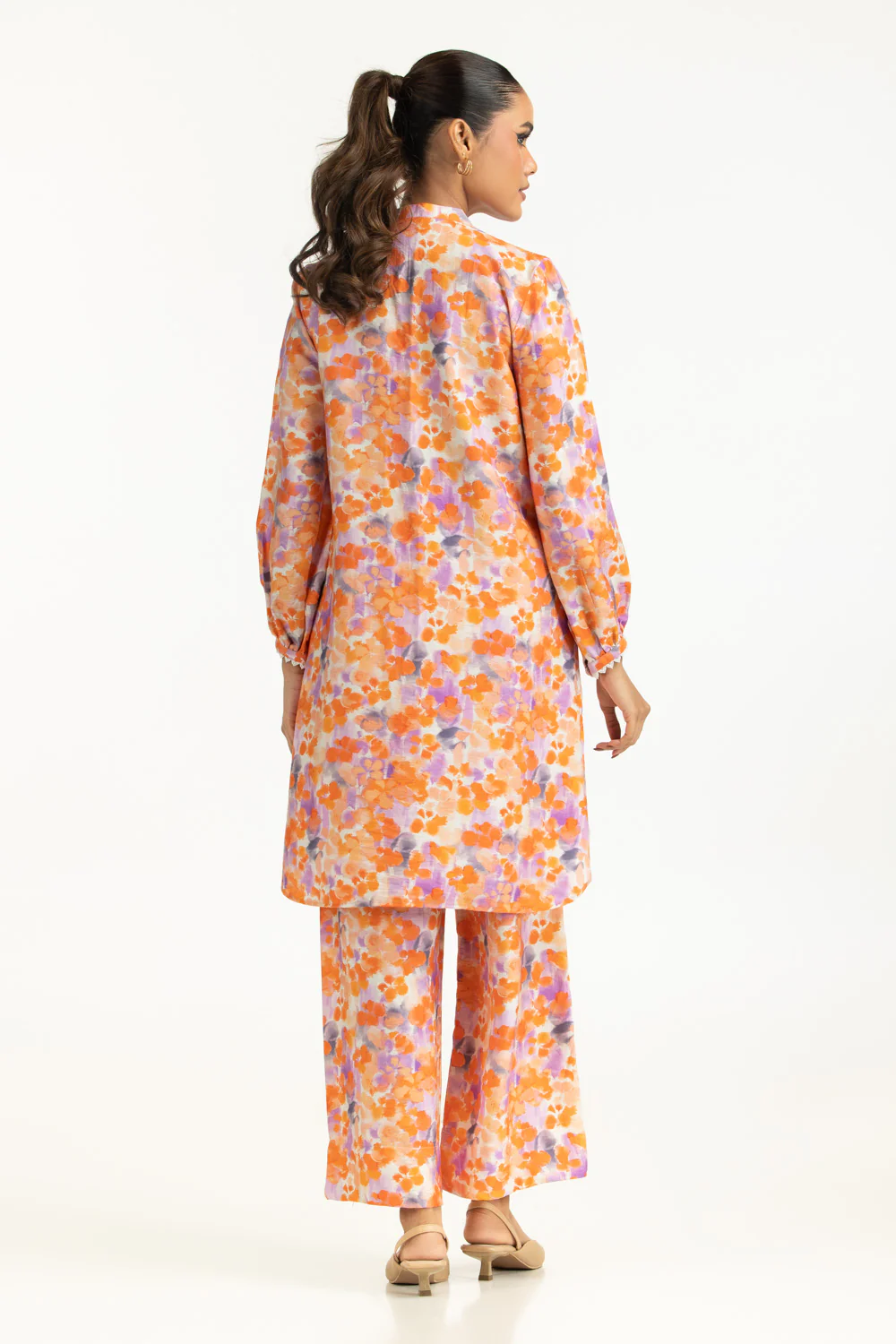 Cotton Nylon Printed Co-Ord Set - Image 5