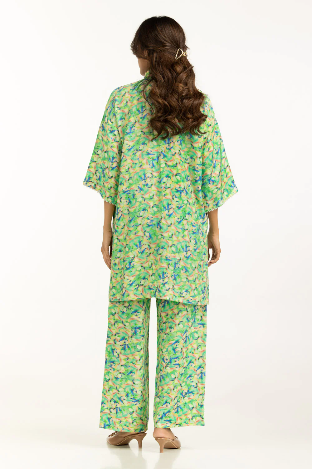 Cotton Nylon Printed Co-Ord Set - Image 6