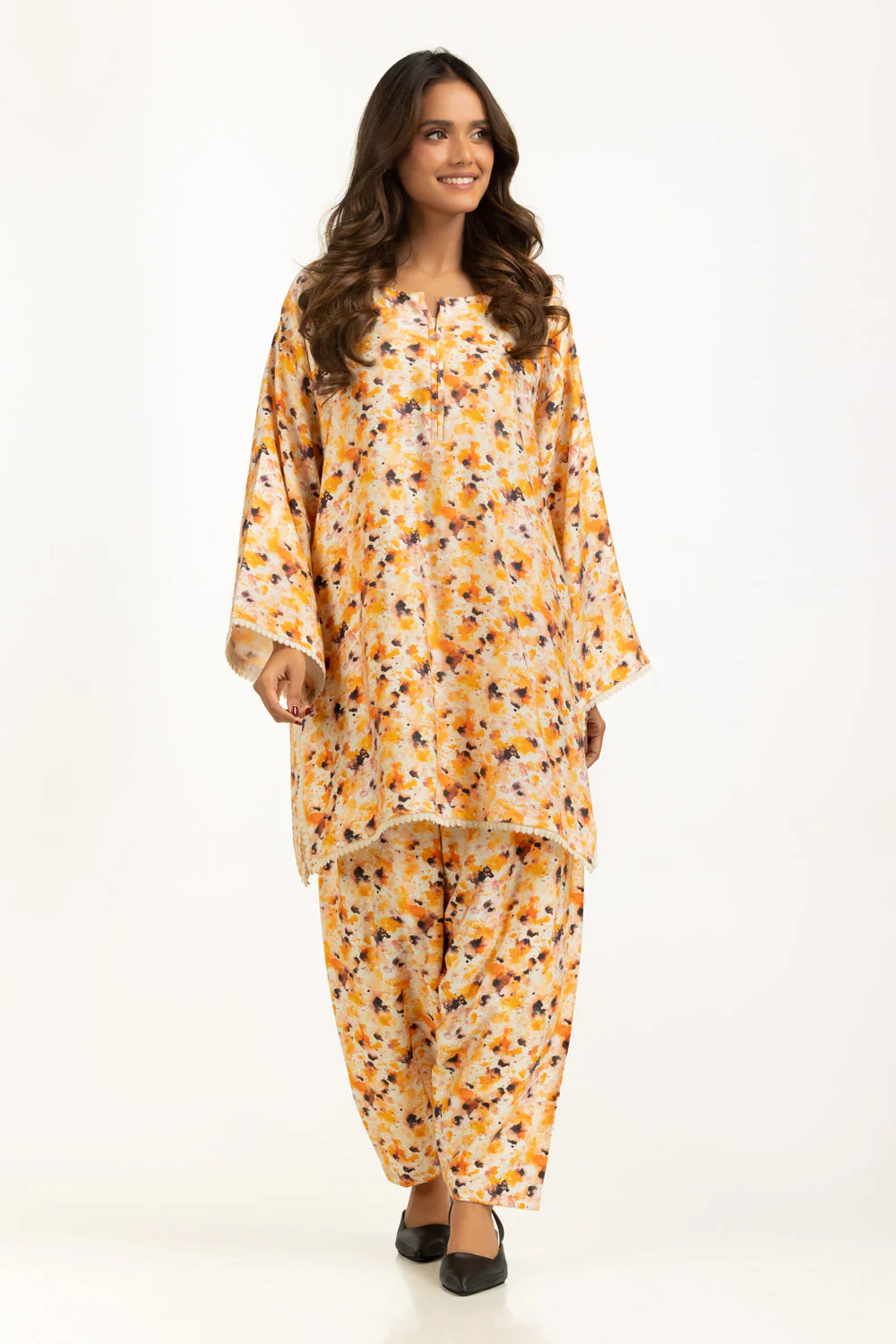 Cotton Nylon Printed Co-Ord Set