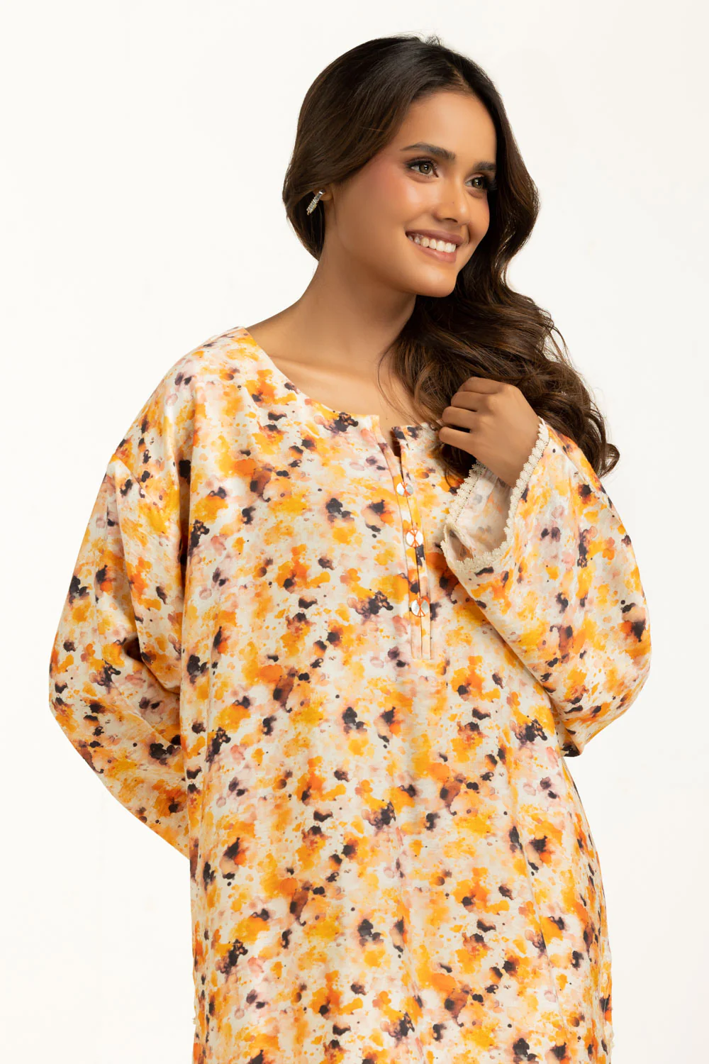 Cotton Nylon Printed Co-Ord Set - Image 5