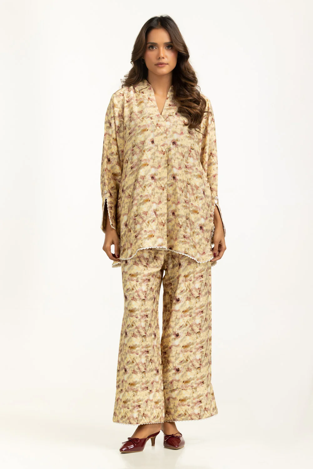 Cotton Nylon Printed Co-Ord Set - Image 6