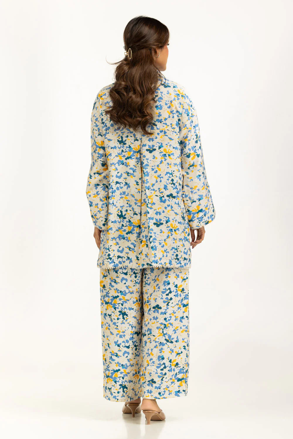 Cotton Nylon Printed Co-Ord Set - Image 5