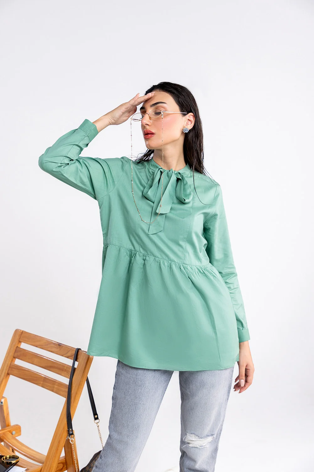 Cotton Viscose Dyed Tunic - Image 3