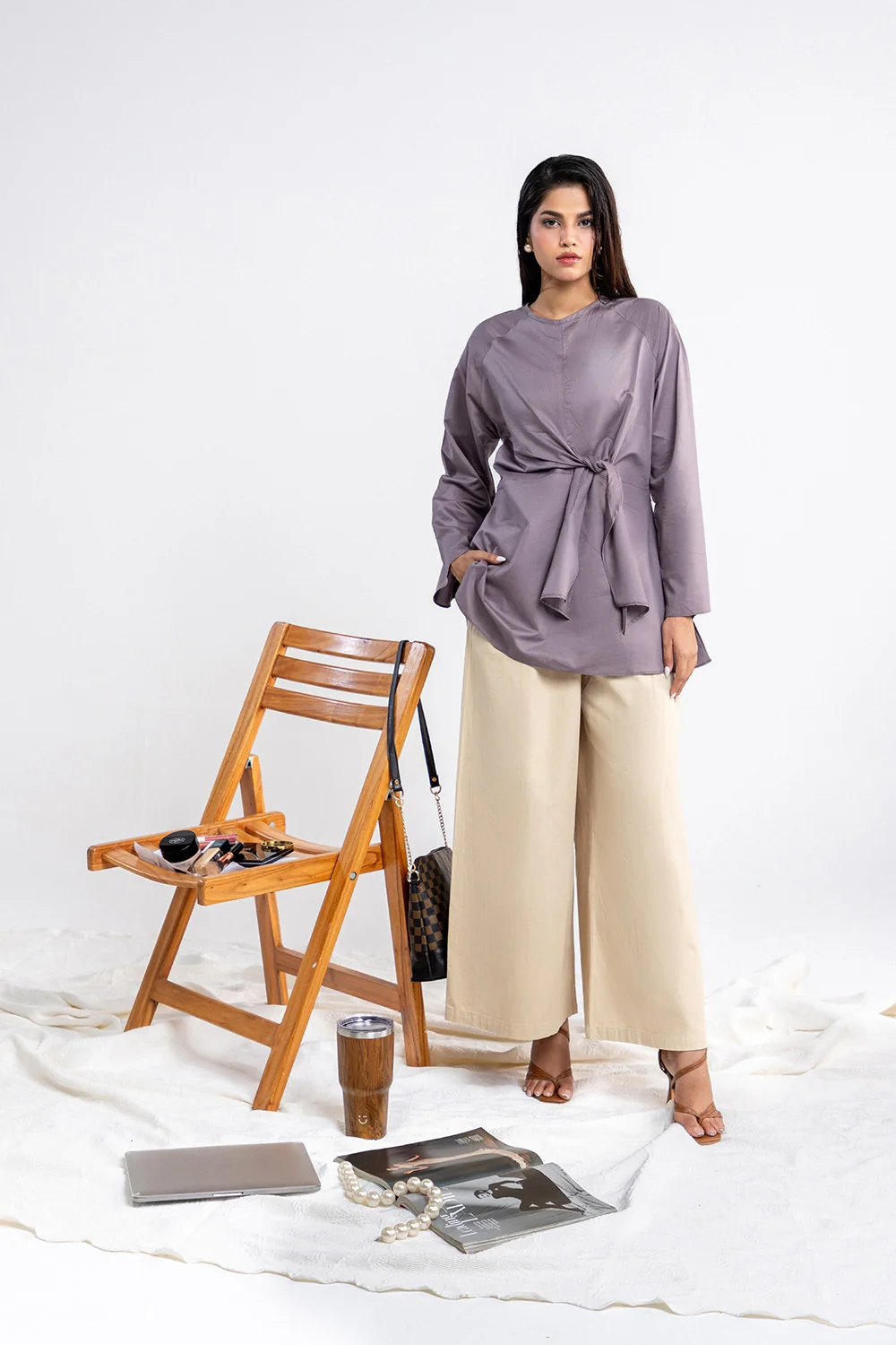 Cotton Viscose Dyed Tunic - Image 2