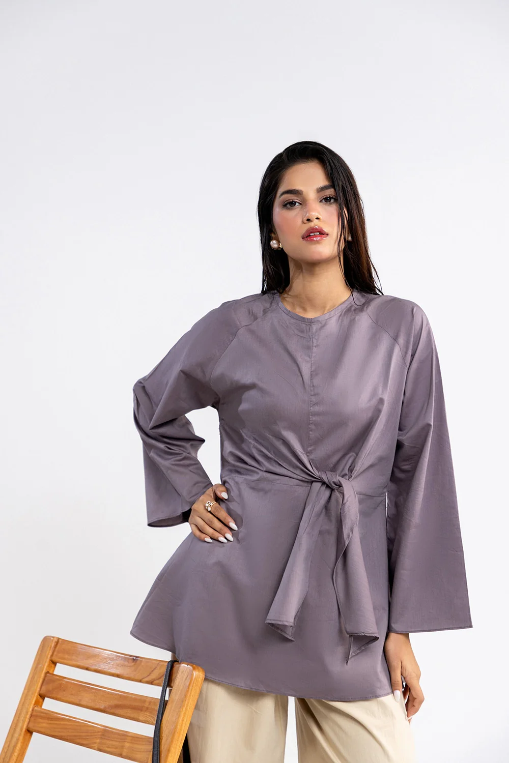 Cotton Viscose Dyed Tunic - Image 4