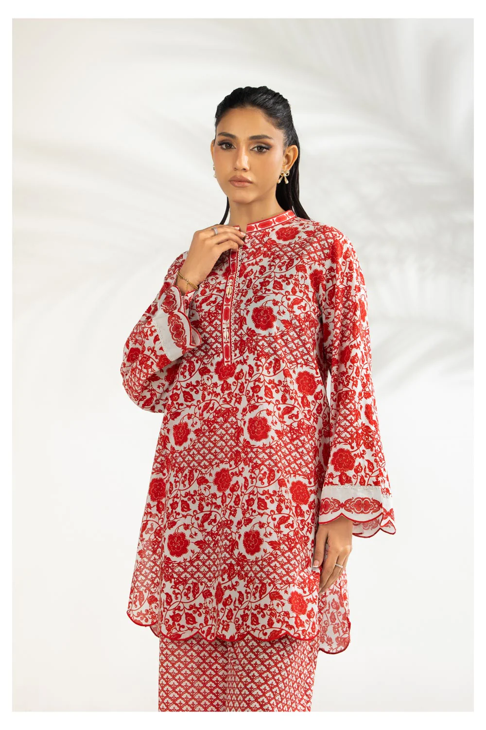 Cotton Viscose Printed Co-Oed Set - Image 4