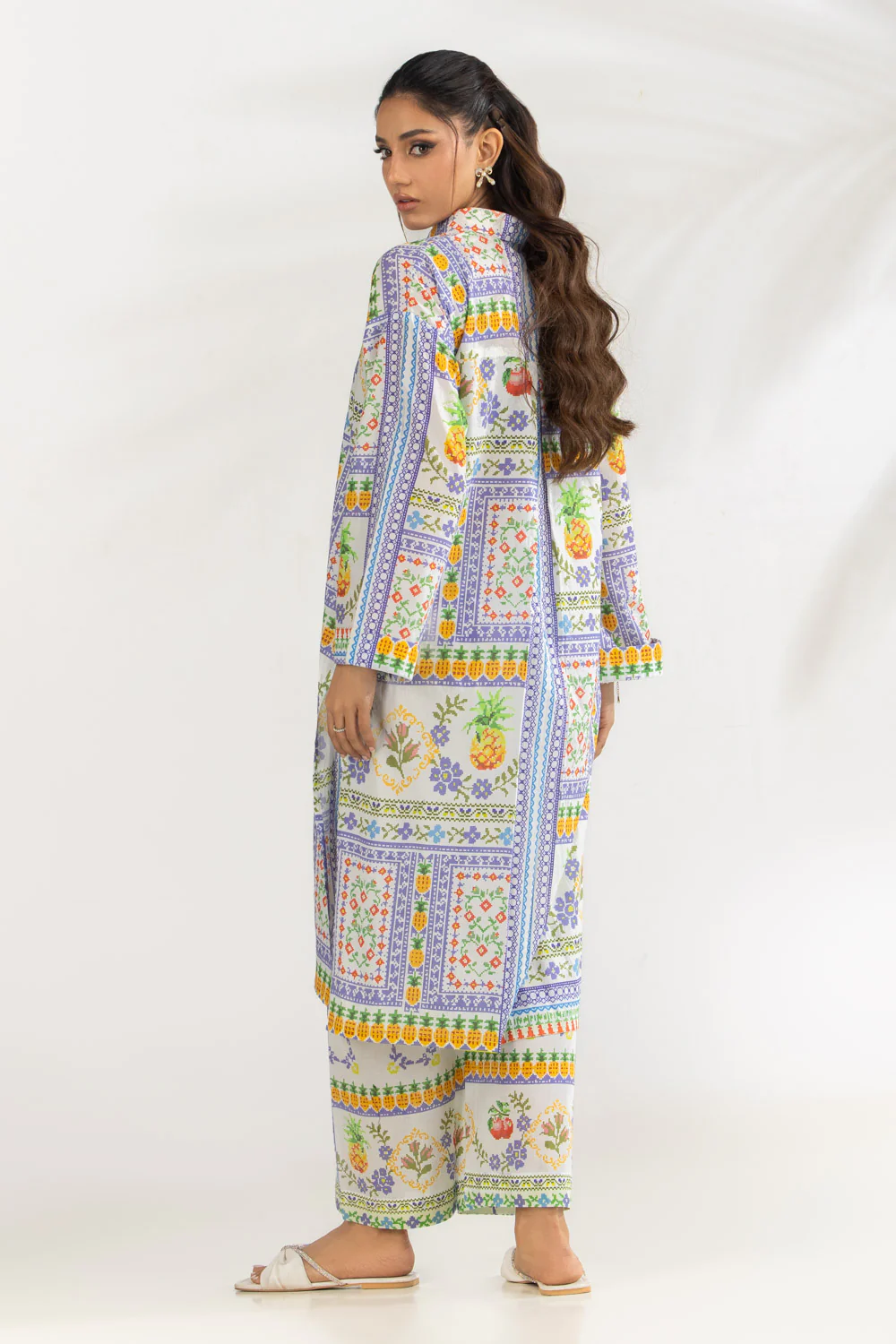 Cotton Viscose Printed Co-Oed Set - Image 5