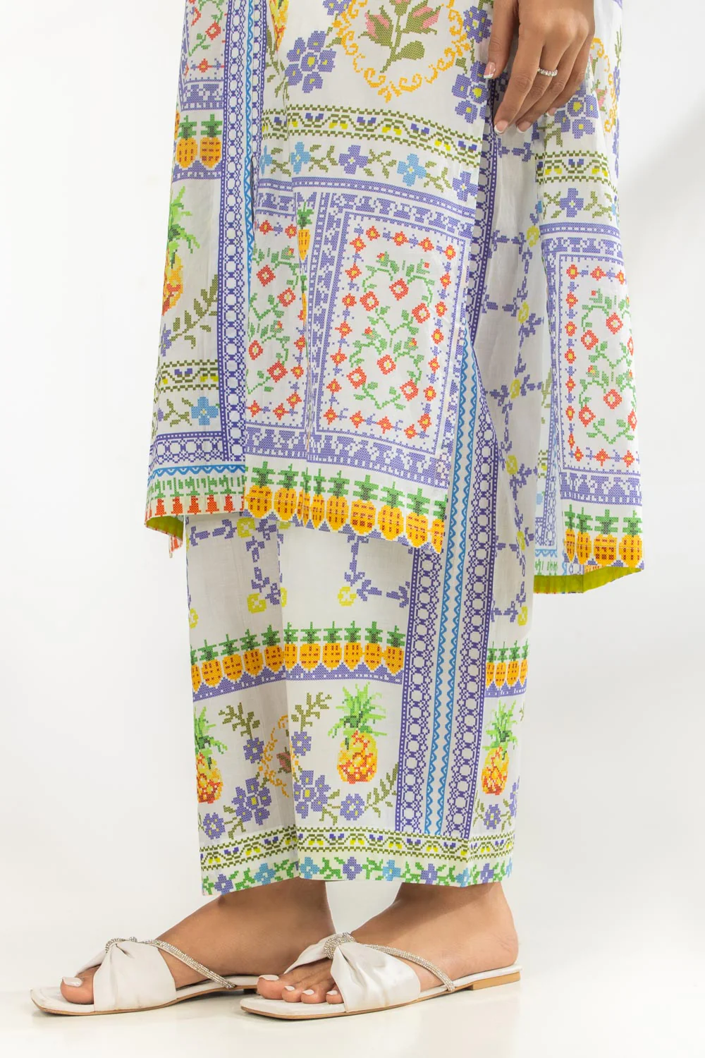 Cotton Viscose Printed Co-Oed Set - Image 6