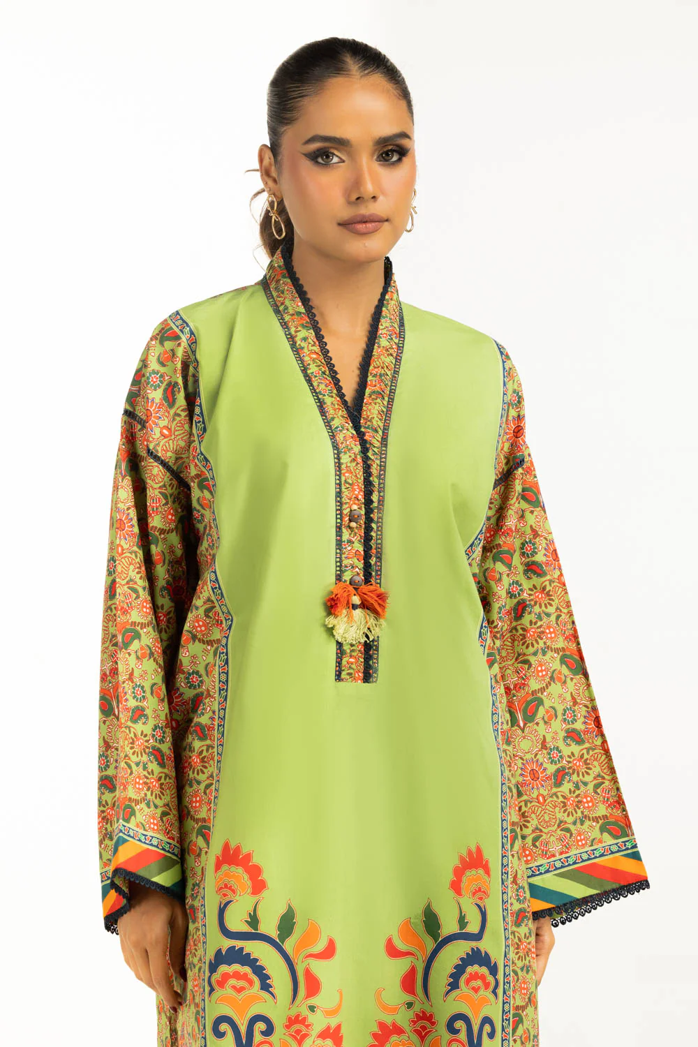 Cotton Viscose Printed Co-Ord Set - Image 4