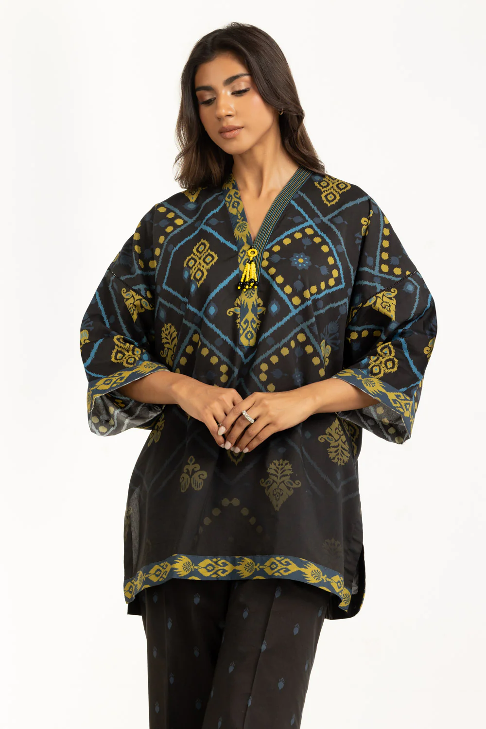 Cotton Viscose Printed Co-Ord Set - Image 3