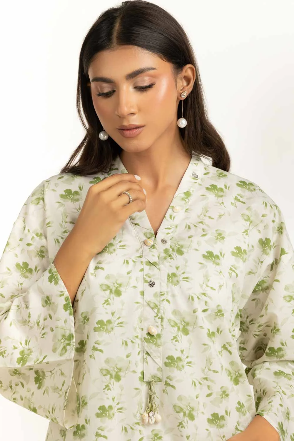 Cotton Viscose Printed Co-Ord Set - Image 2