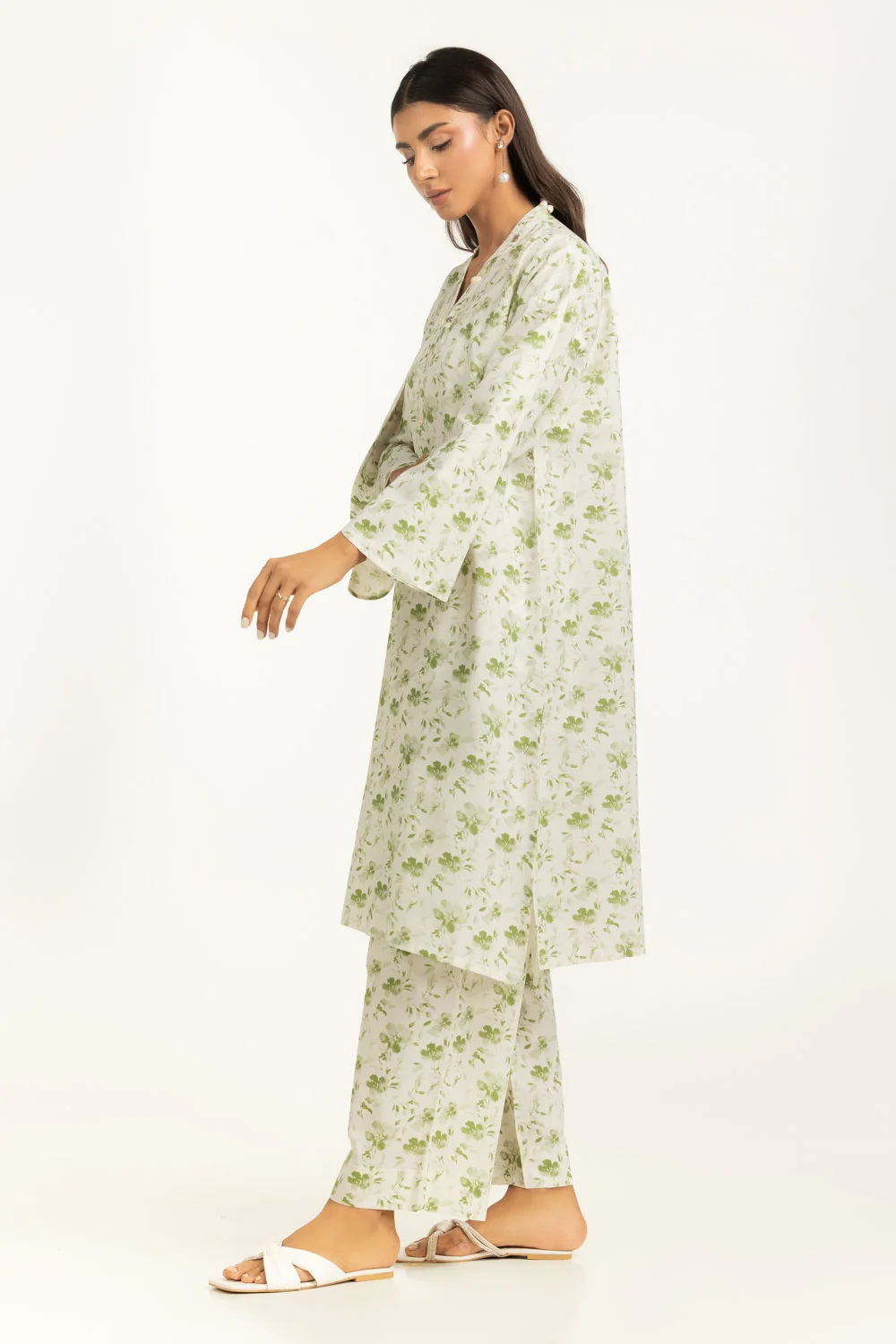 Cotton Viscose Printed Co-Ord Set - Image 4