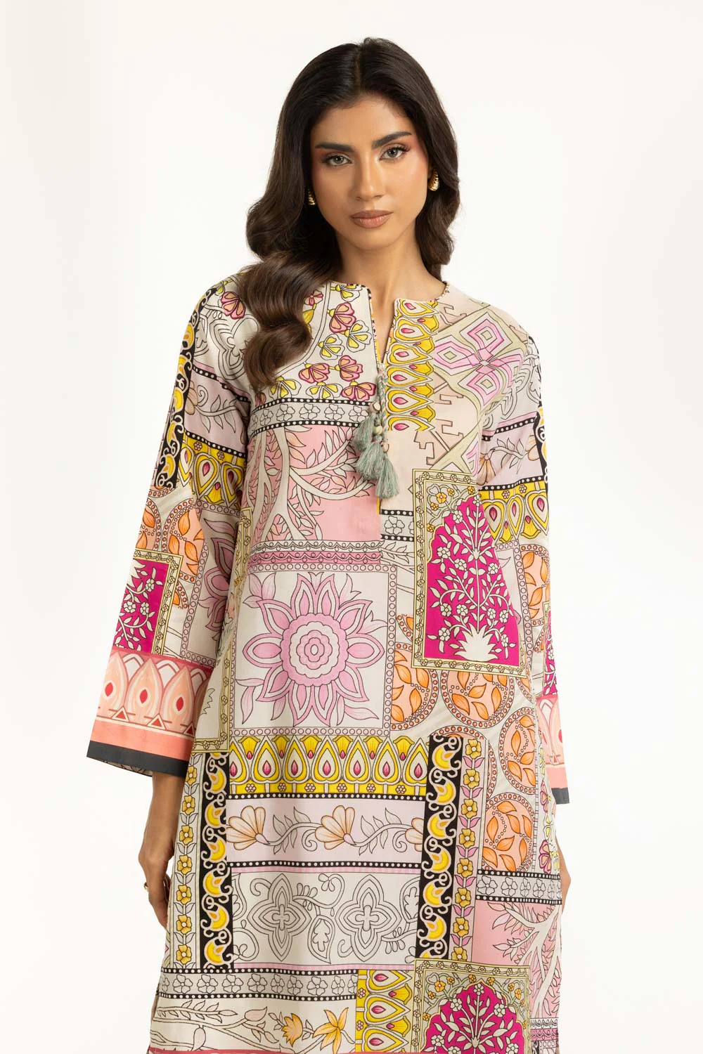 Cotton Viscose Printed Co-Ord Set - Image 3