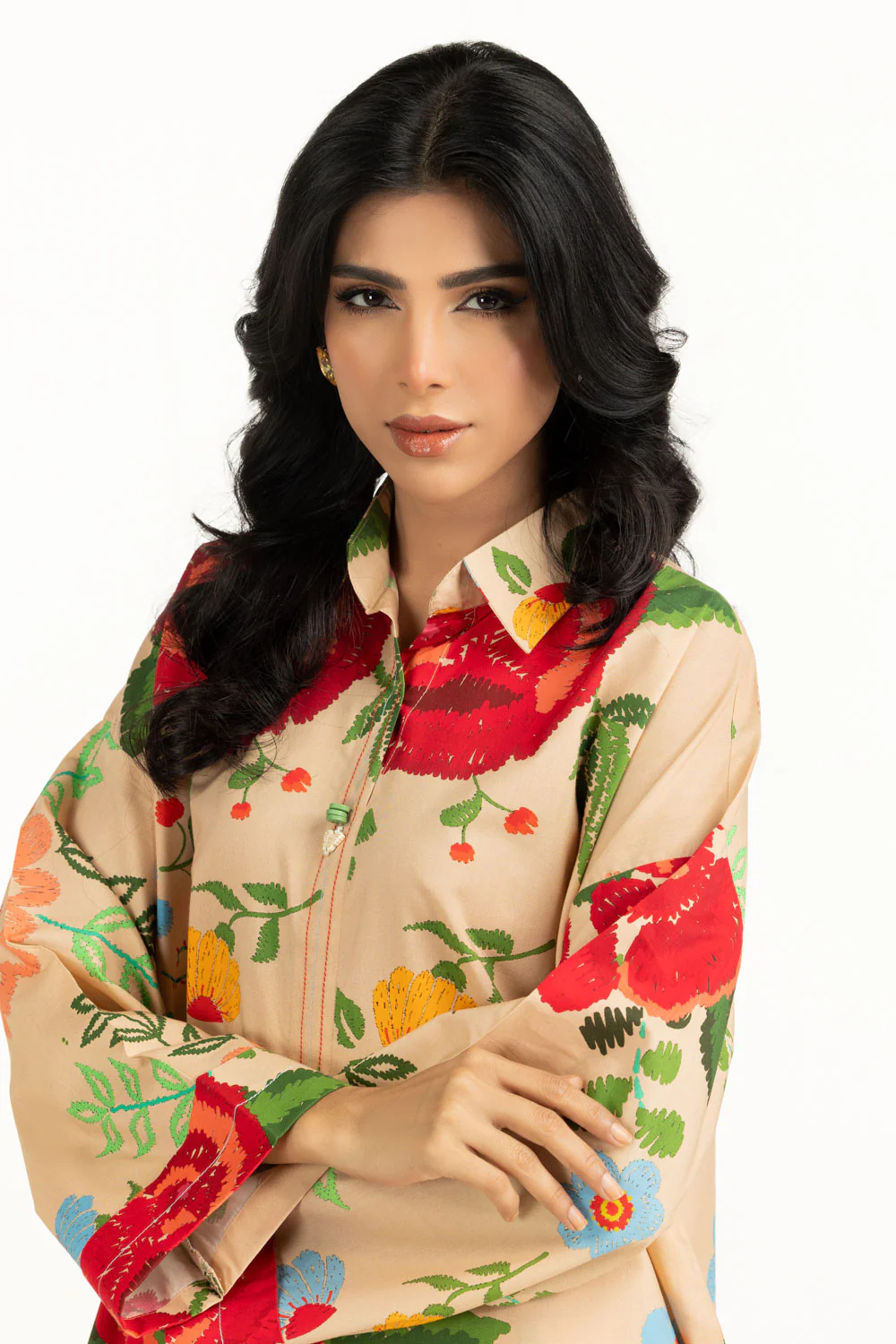 Cotton Viscose Printed Co-Ord Set - Image 5