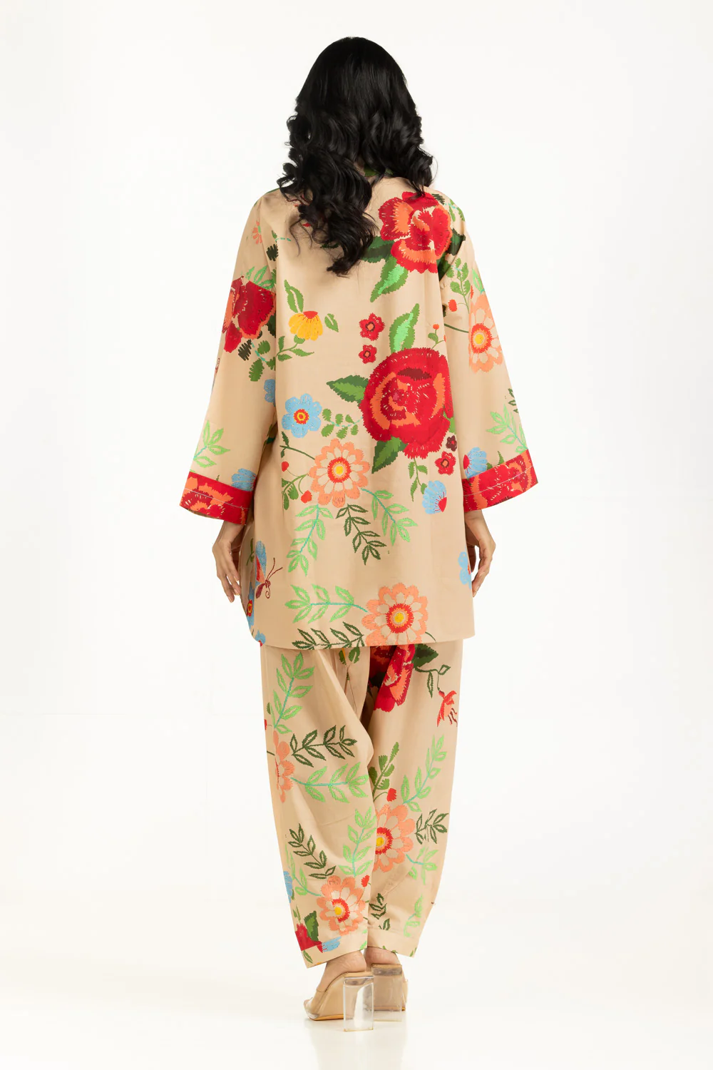 Cotton Viscose Printed Co-Ord Set - Image 6