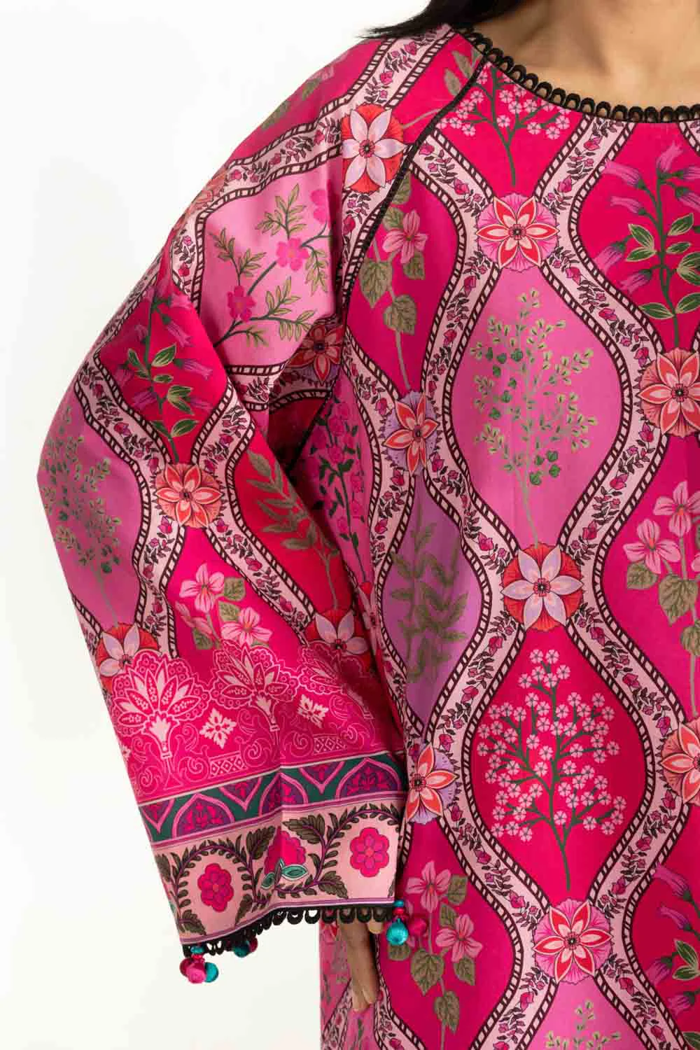Cotton Viscose Printed Co-Ord Set - Image 2