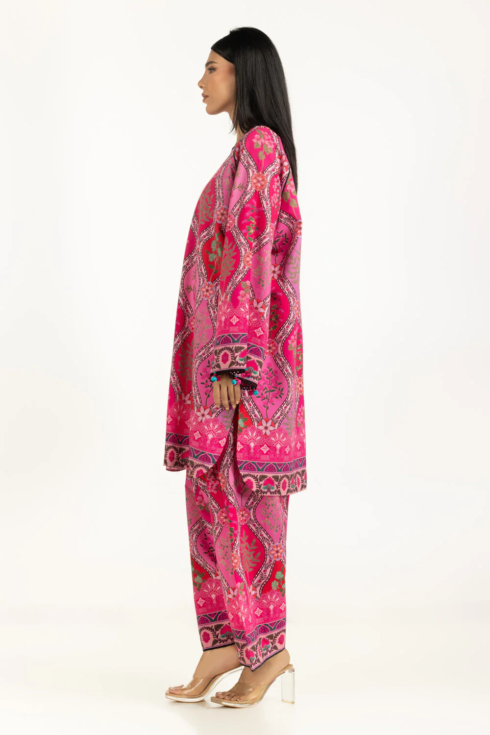 Cotton Viscose Printed Co-Ord Set - Image 4