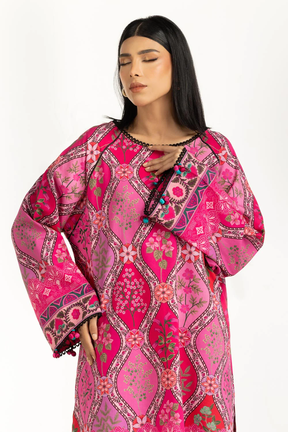 Cotton Viscose Printed Co-Ord Set - Image 5