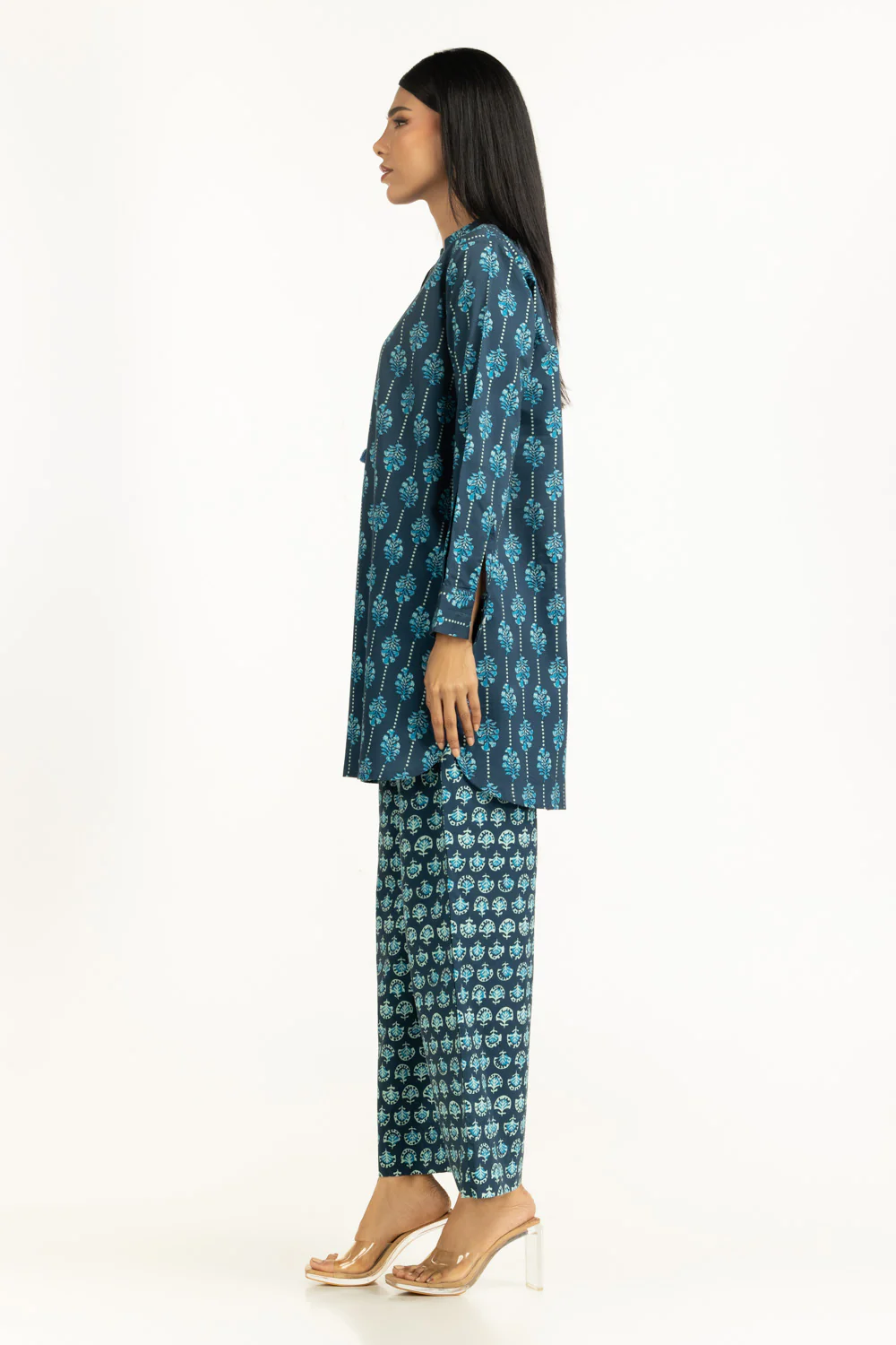 Cotton Viscose Printed Co-Ord Set - Image 4