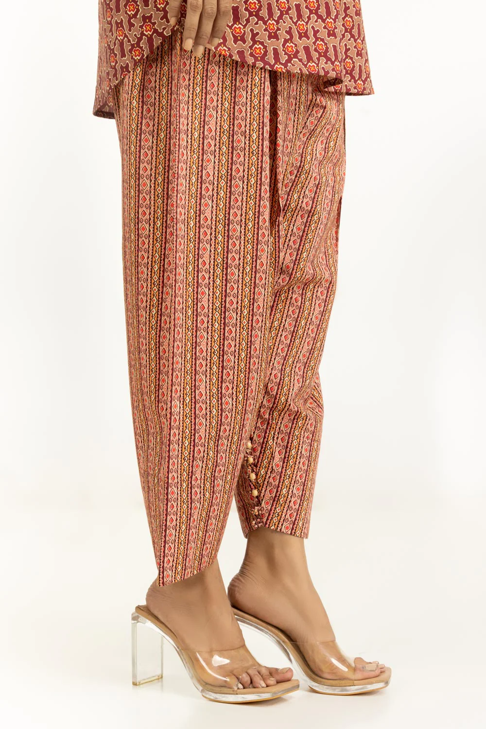 Cotton Viscose Printed Co-Ord Set - Image 7