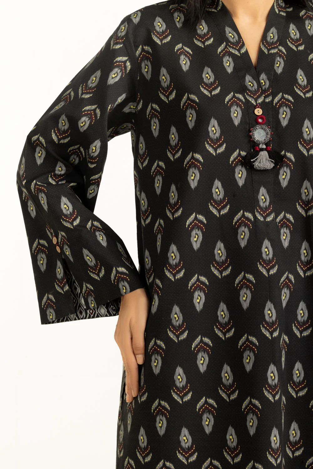 Cotton Viscose Printed Co-Ord Set - Image 2