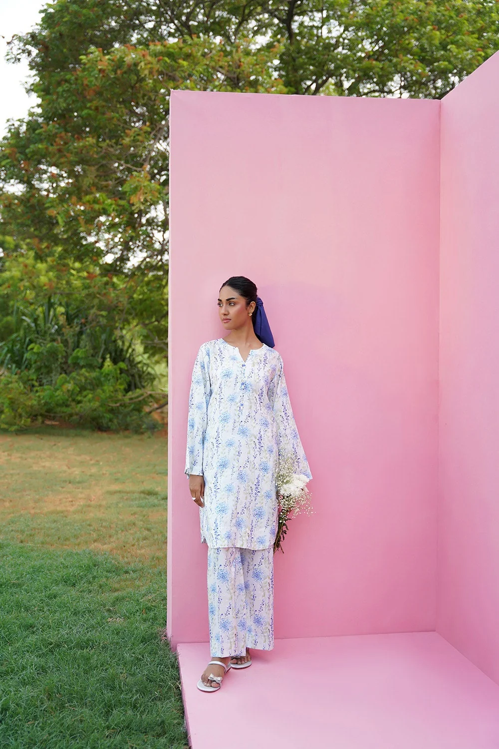 Cotton Viscose Printed Co-Ord Set - Image 3