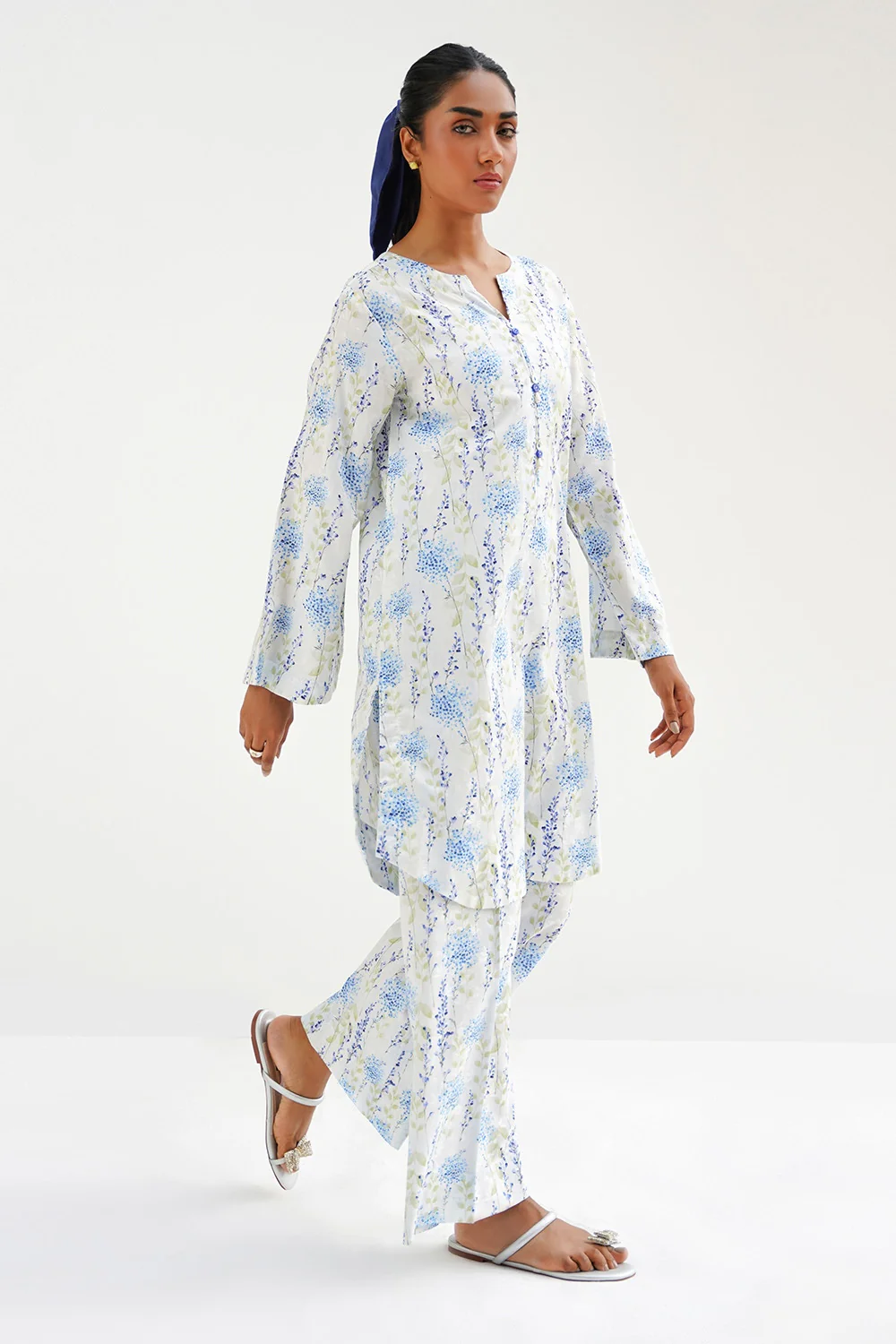 Cotton Viscose Printed Co-Ord Set - Image 4