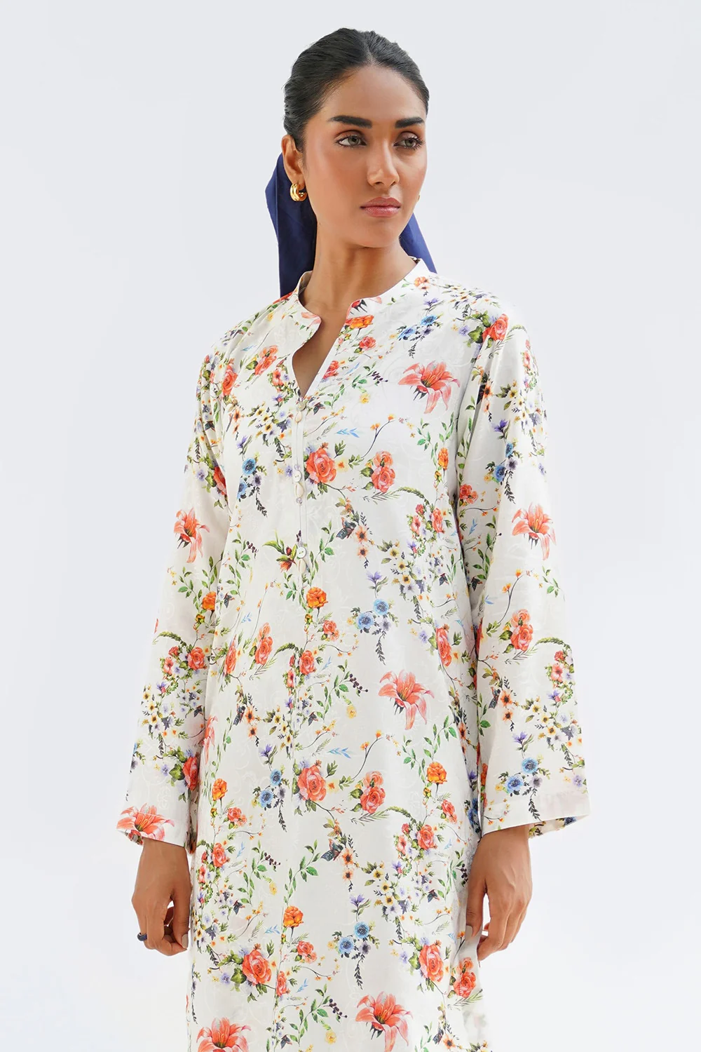 Cotton Viscose Printed Co-Ord Set - Image 2