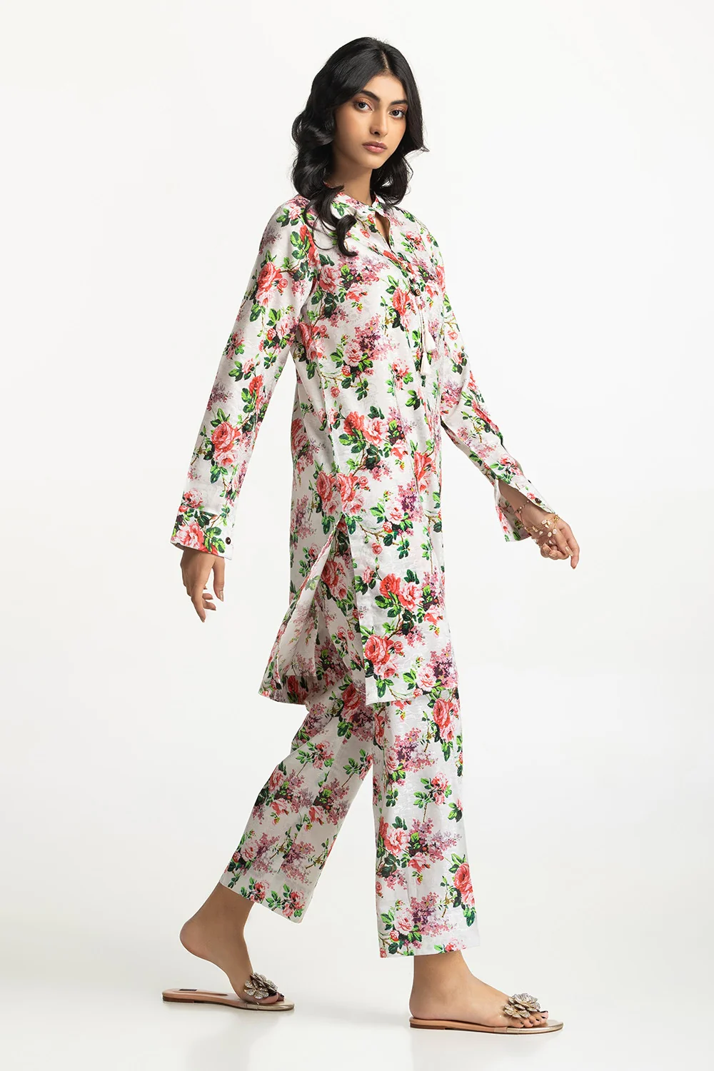Cotton Viscose Printed Co-Ord Set - Image 4