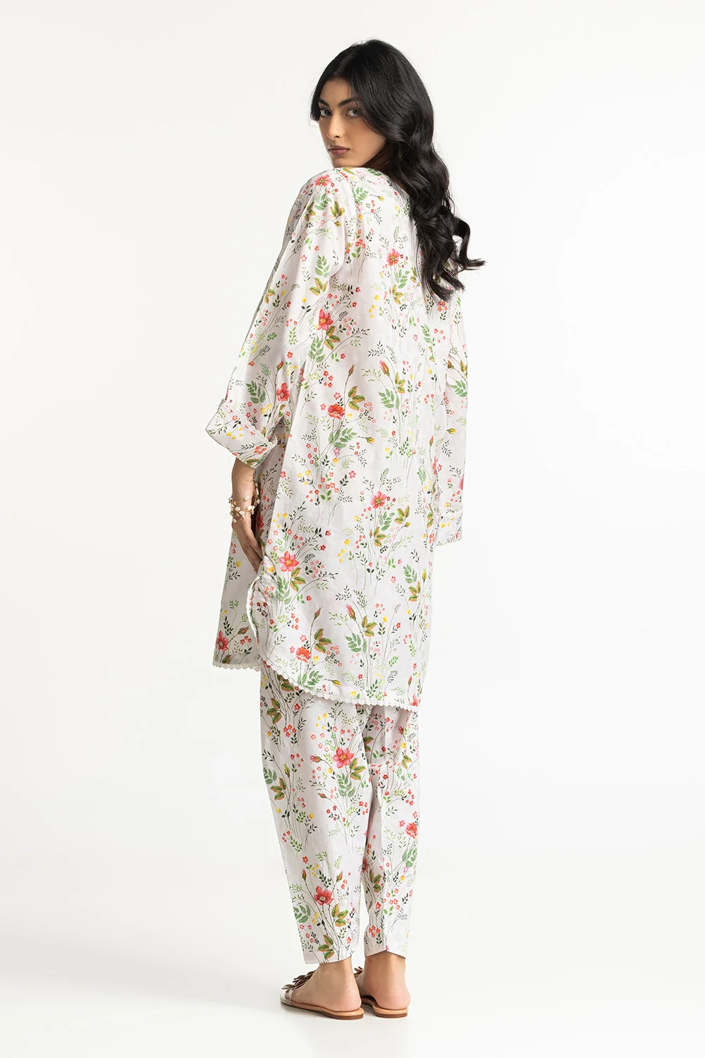 Cotton Viscose Printed Co-Ord Set - Image 5