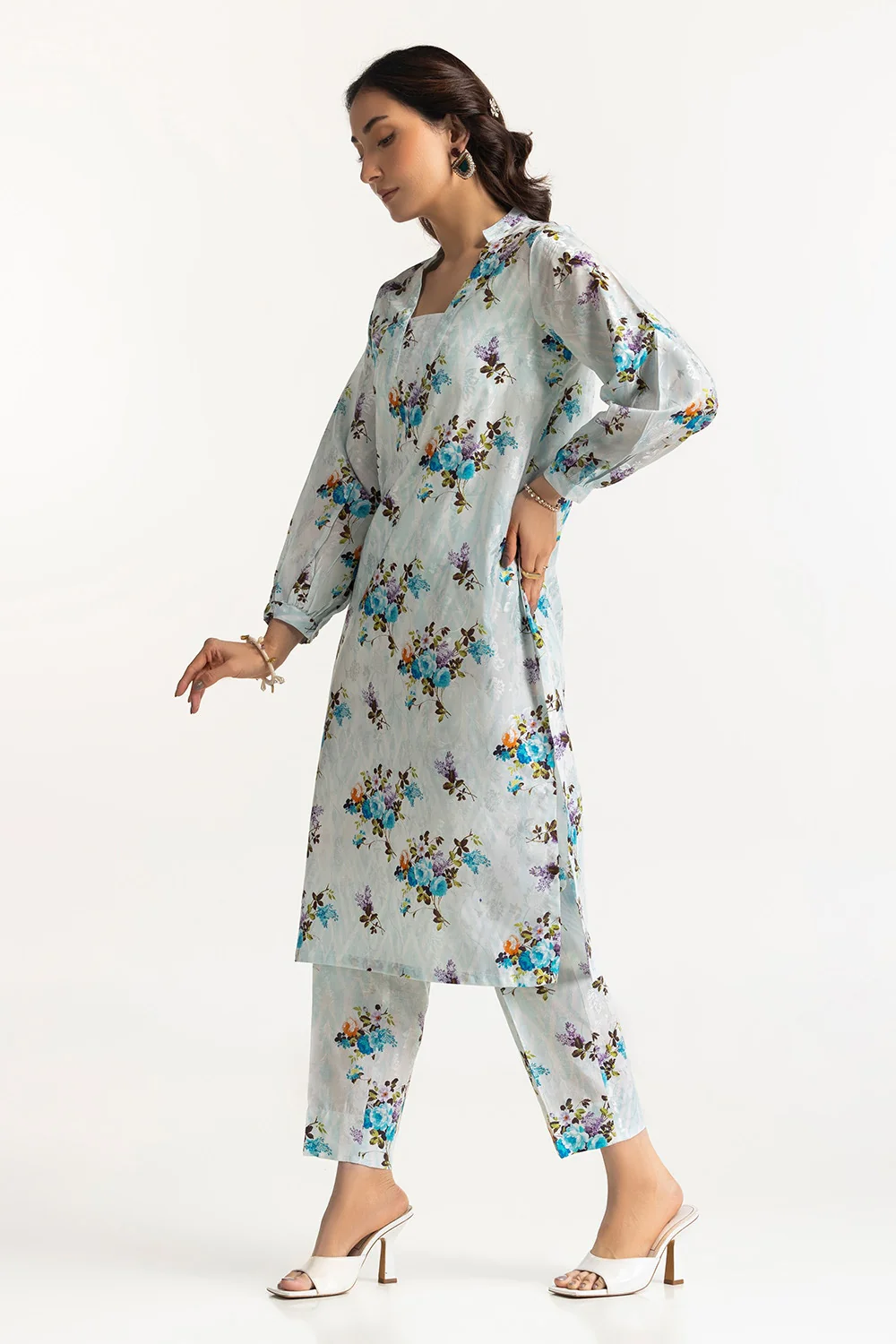 Cotton Viscose Printed Co-Ord Set - Image 3