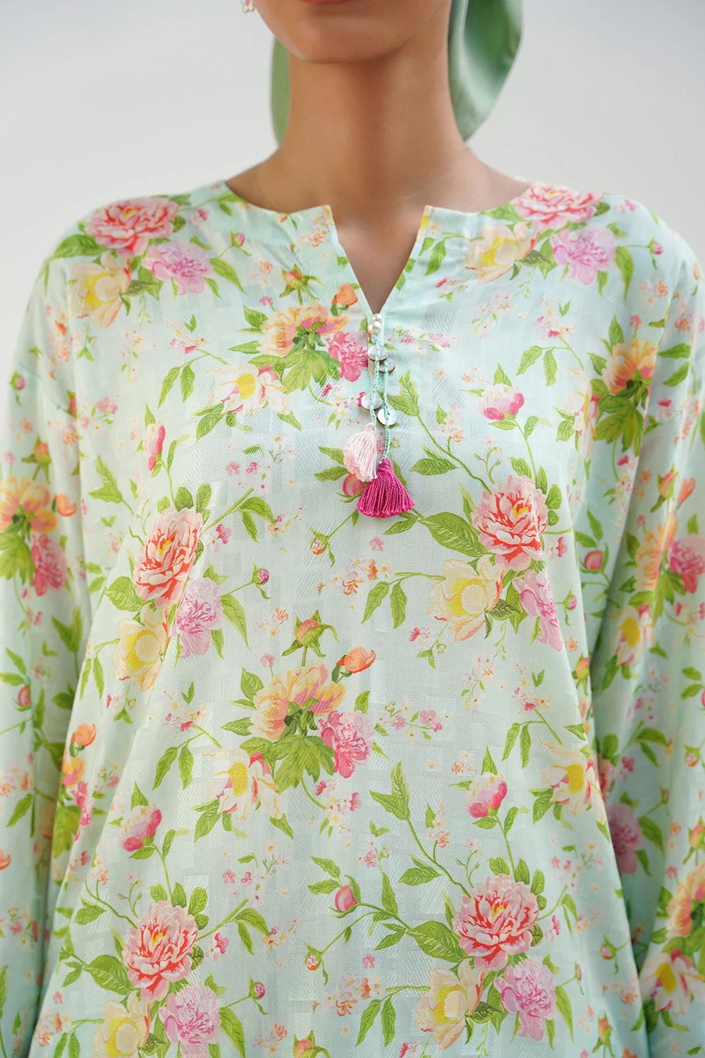 Cotton Viscose Printed Co-Ord Set - Image 2