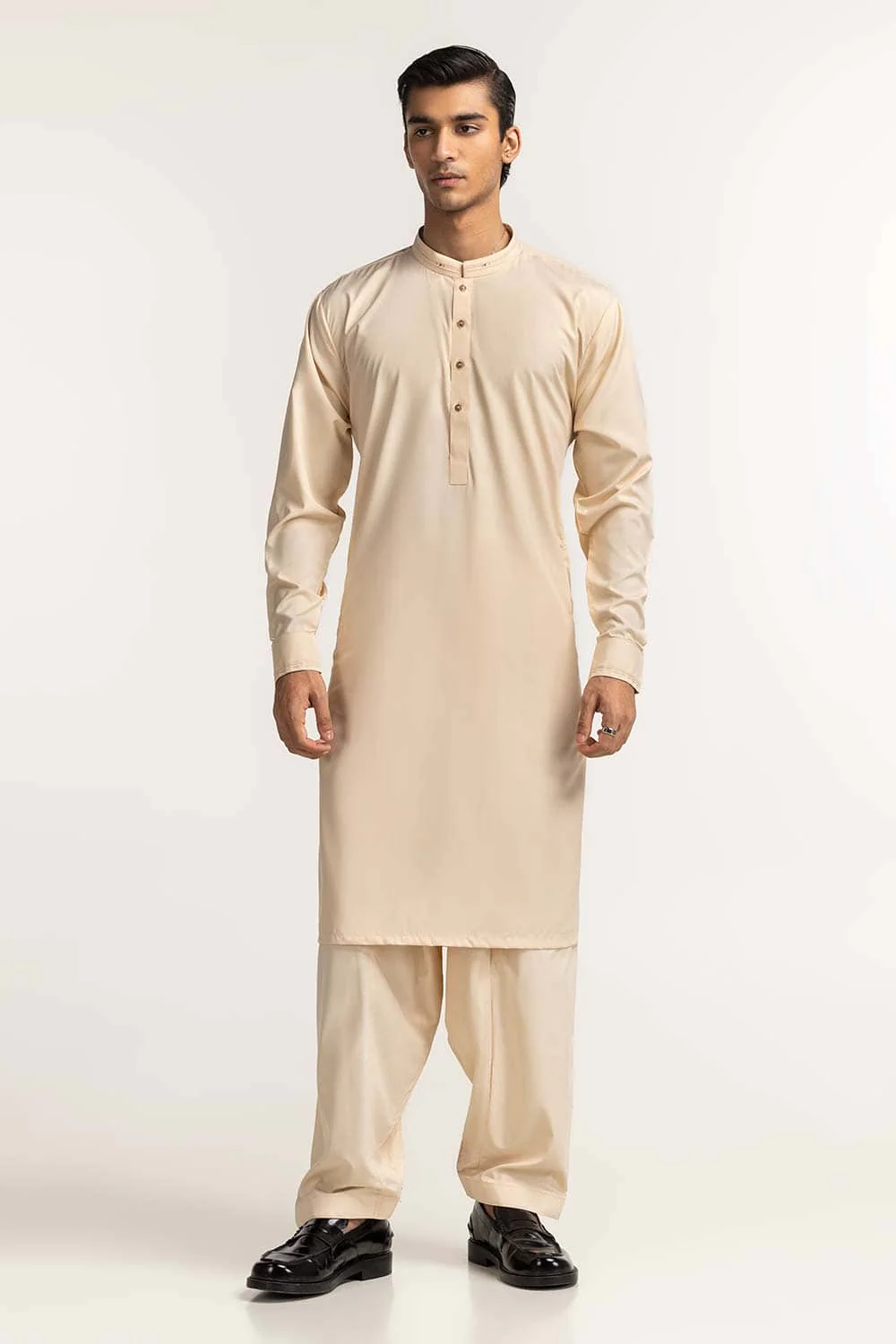 Cream Basic Suit