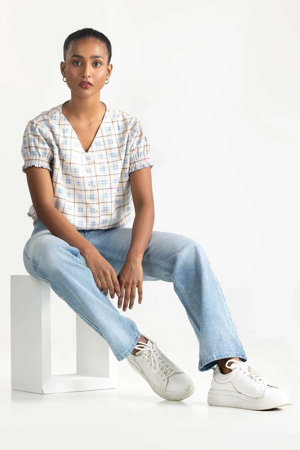 Cream Casual Shirt - Image 4