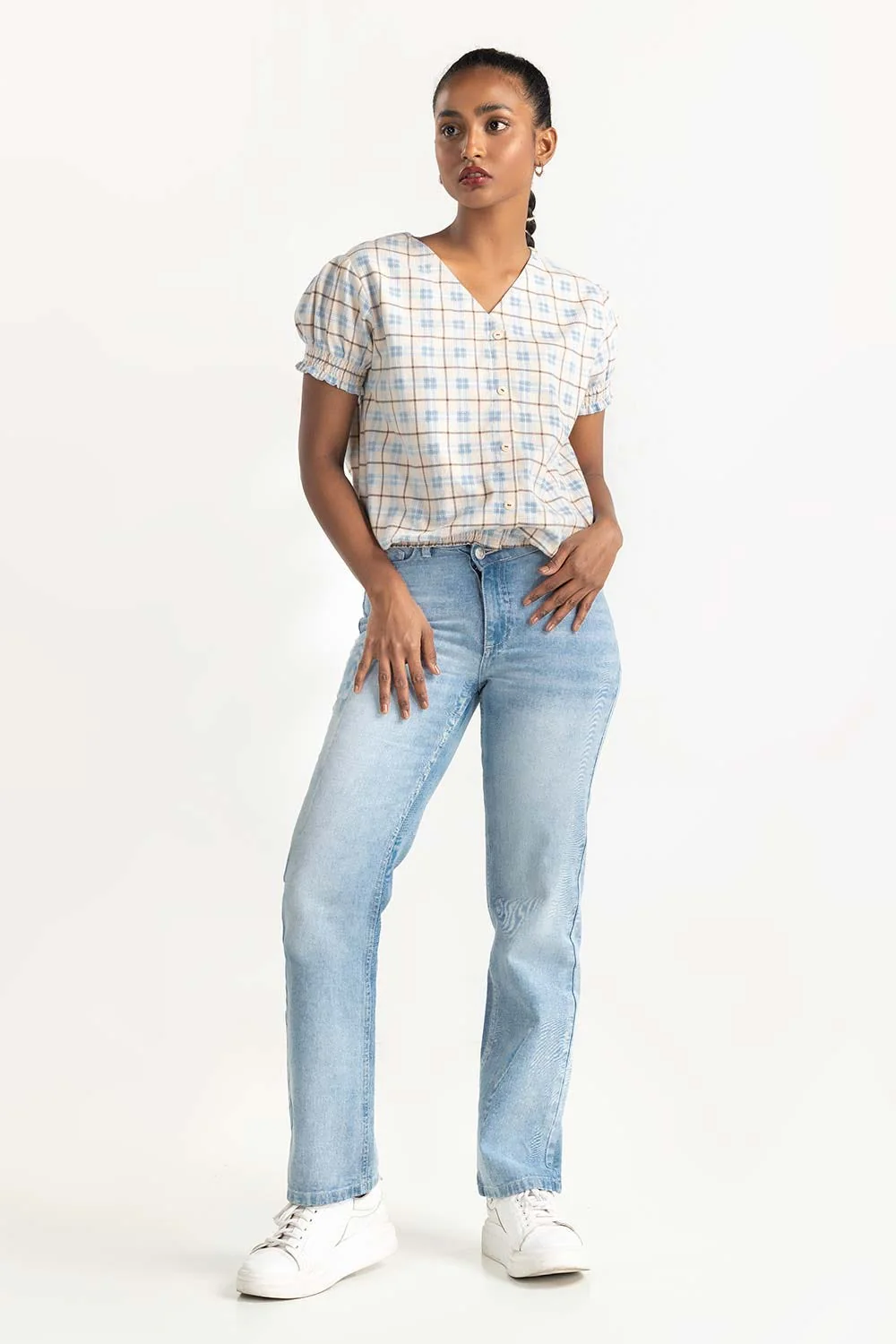 Cream Casual Shirt - Image 6