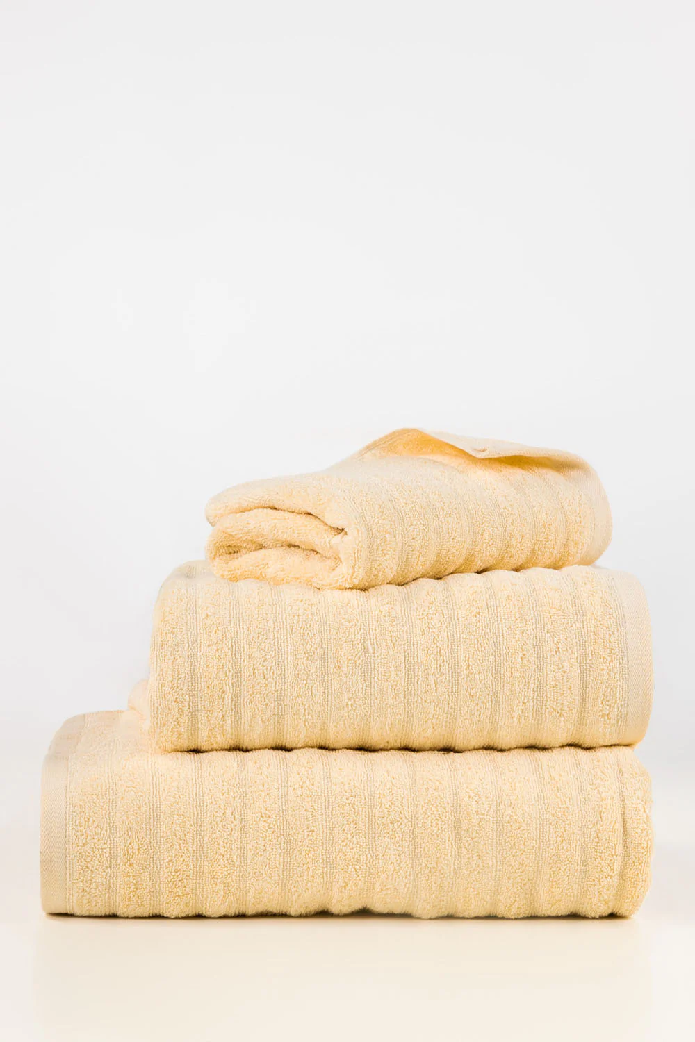 Cream Combed Plain Towel - Image 2