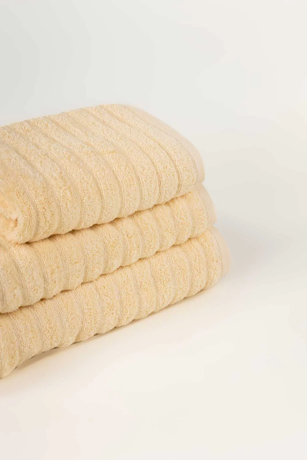 Cream Combed Plain Towel - Image 3