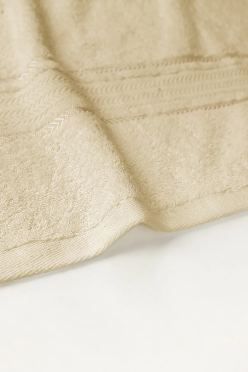 Cream Combed Towel 6pcs Set 25 - Image 4