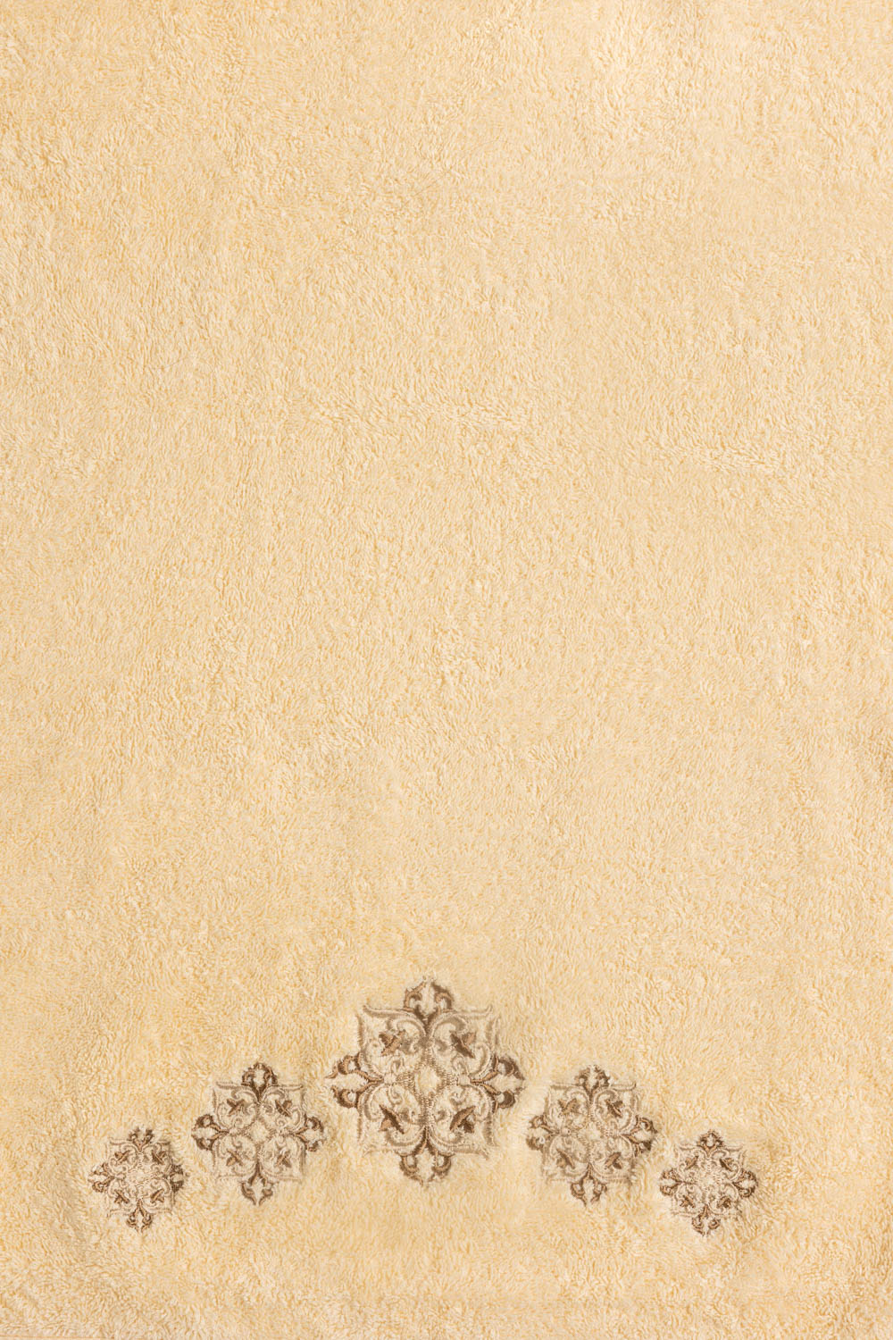 Cream Embroidered Towel - Image 2