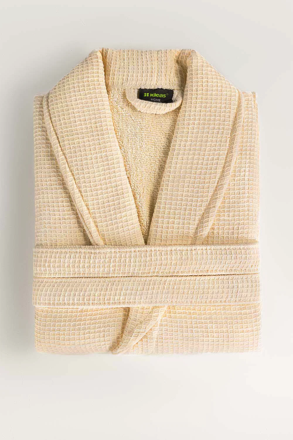 Cream Waffle Bathrobe 25