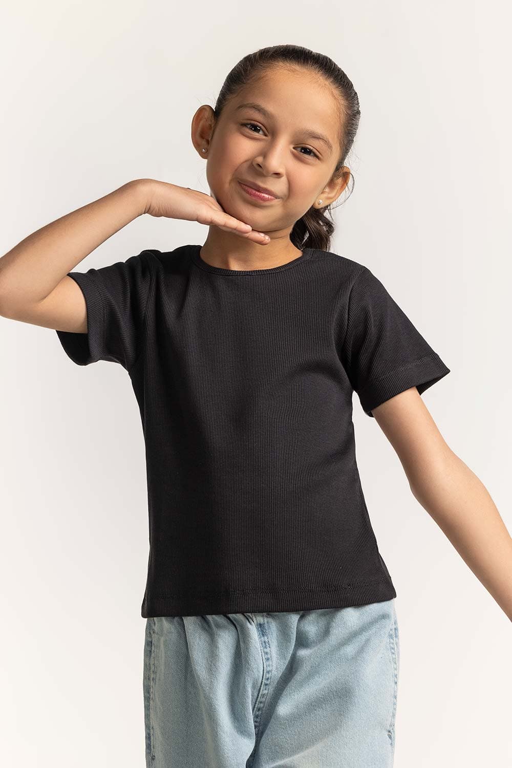 Crew Neck Basic Tee - Image 6