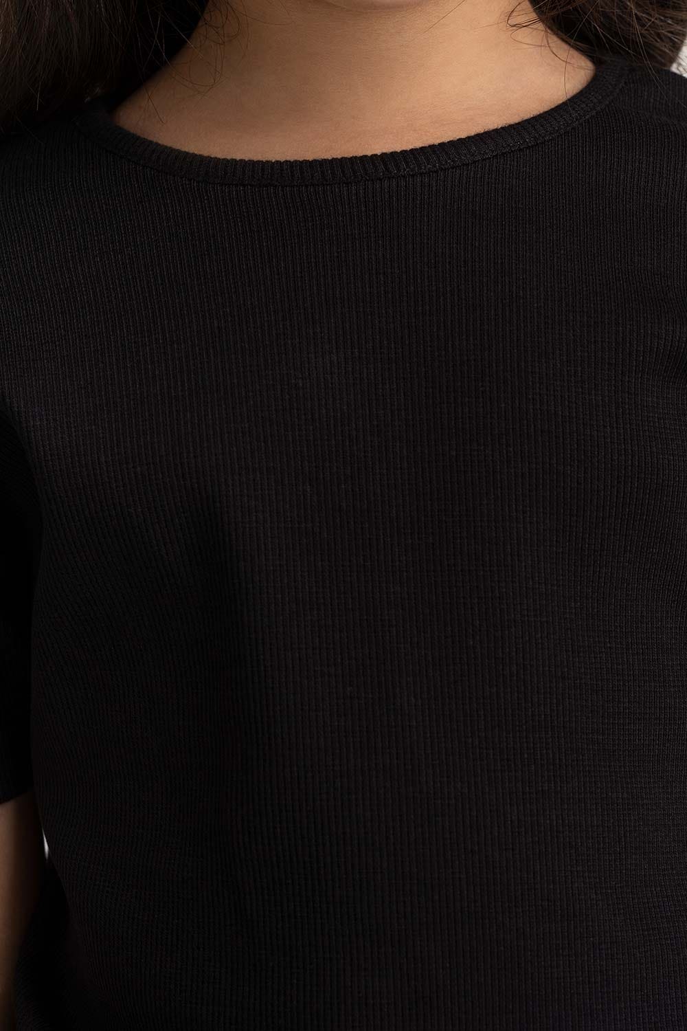 Crew Neck Basic Tee - Image 2